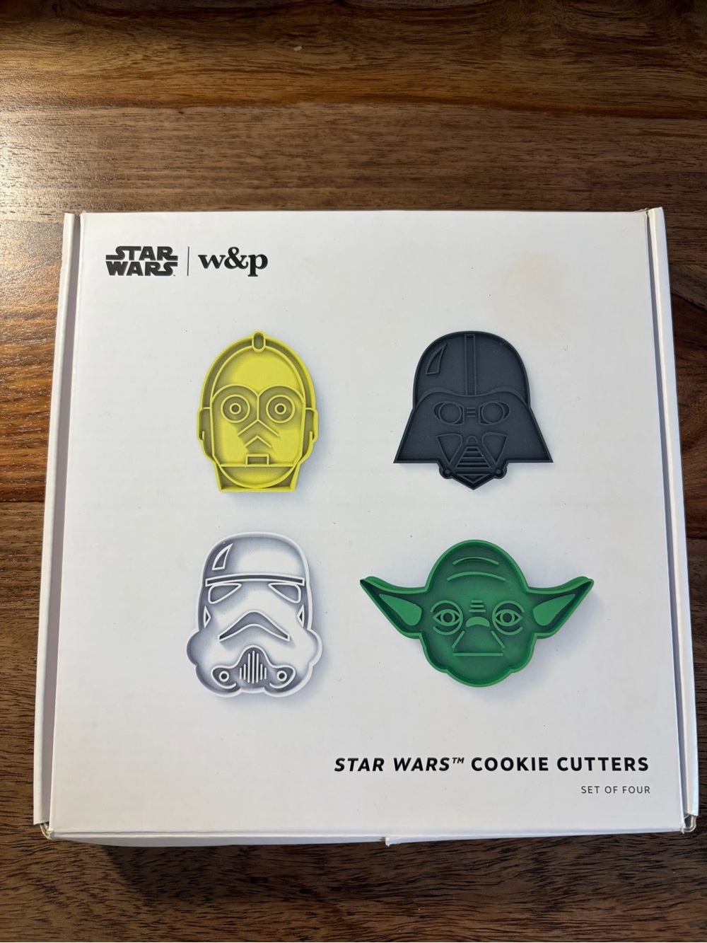 Star Wars Cookie Cutter Set — Green & Silver Character Faces